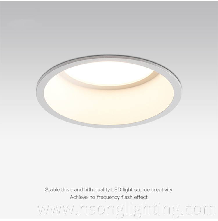 New commercial Diming LED Downlight 7W led light recessed hotel downlight for office